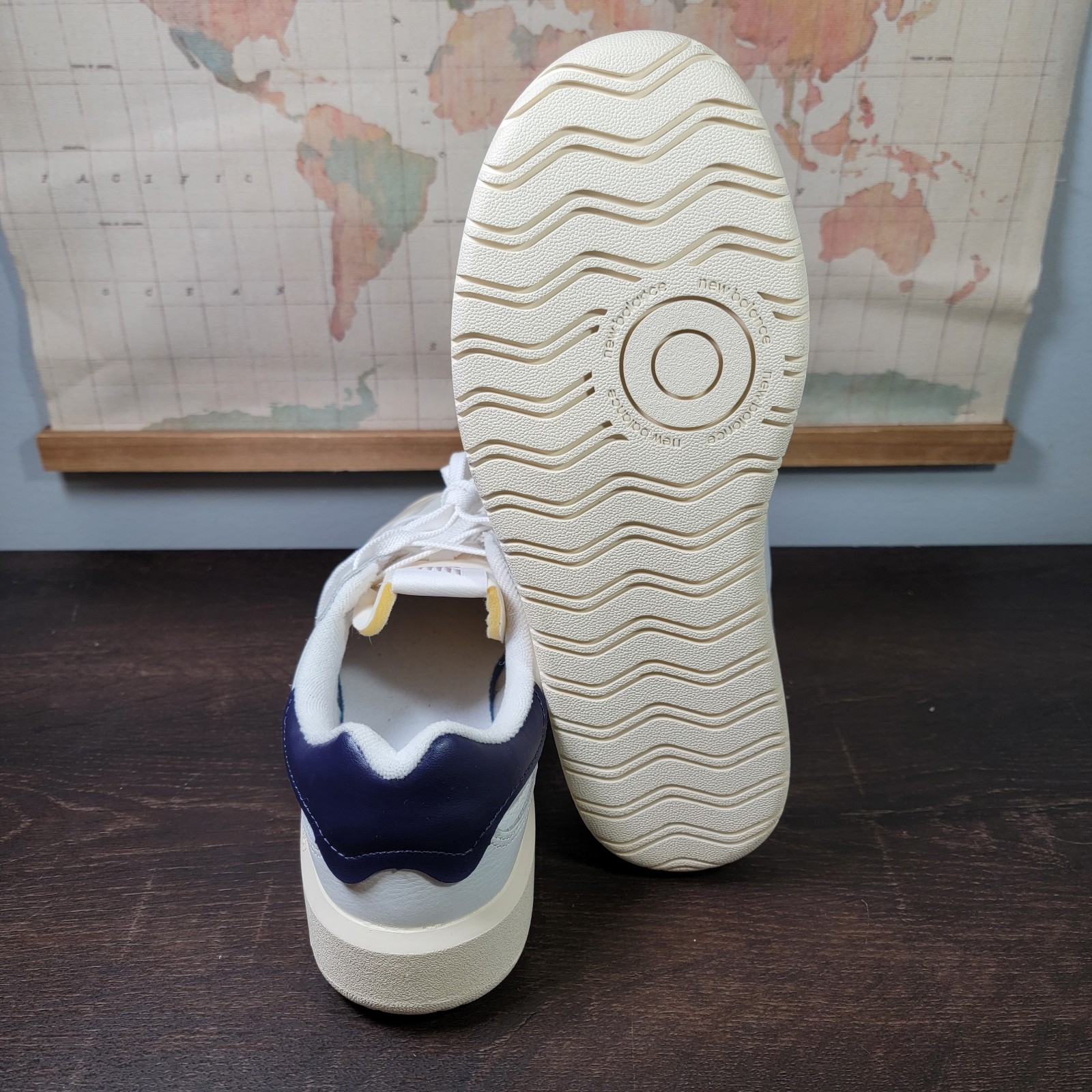 BRAND *NEW* New Balance White Dark Mercury Lilac Chalk Women's Size 9.5 *UNISEX thumbnail 7