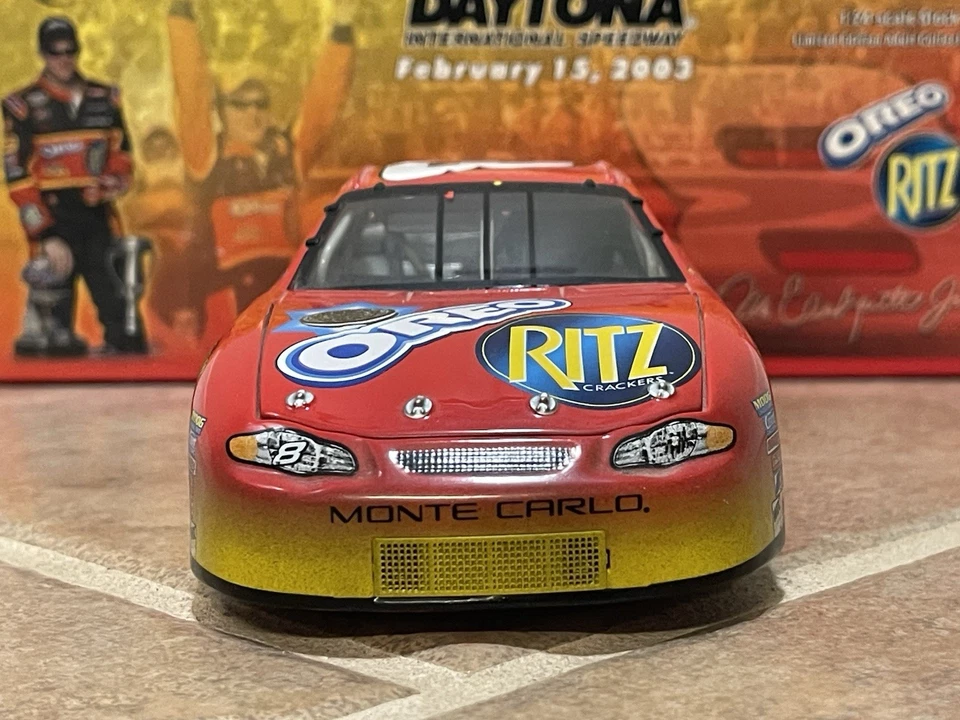 2003 Dale Earnhardt Jr Oreo Ritz Daytona Busch Win Raced RCCA CLUB NASCAR 1/24 - Image 4 of 4