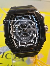 Invicta Racing Cyclone Podium Men's Watch - 48.5mm, Black case /Black Dial New