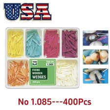 Dental Wooden Wedges Interdental Restoration Contoured Wood Matrices Wedge USA