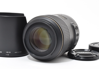 Nikon AF-S Micro-Nikkor 105mm f/2.8G VR Lens with Hood 2639566 B