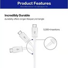 3 ft Fast Type-C Charging USB Cable White For Samsung Galaxy S21 S23 S24 Ultra — photo 7