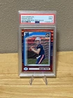 2024 DRAKE MAYE PANINI DONRUSS OPTIC RED WAVE ROOKIE FOOTBALL CARD #379 PSA 9
