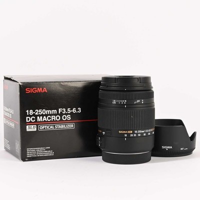 SIGMA 18-250 mm F/3,5-6,3 macro DC OS HSM Zoomobjektiv Canon AF optical stabiliz