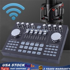 Pro Digital Audio Mixer Live Sound Card Mixing Console For PC Network Live Video