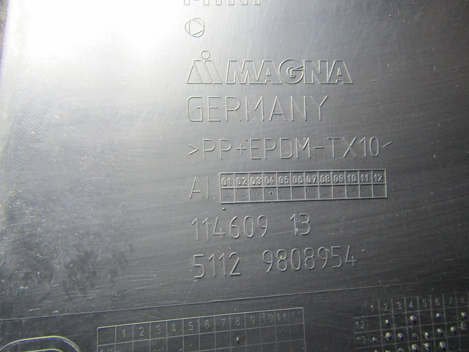 Diffusore paraurti posteriore 12 su Mini Paceman R61 originale 51129808954 9808954 G1H06 - Immagine 4 di 4