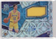 2018 Panini Spectra Rookie Jersey Neon Blue Prizm 34/99 Svi Mykhailiuk Auto fg6