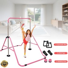 Gymnastics Bars for Kids Adjustable Junior Expandable Folding Horizontal Bars PK