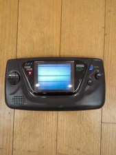 Sega Game Gear Console Black Parts Only Powers On but Doesn't work