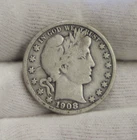 1908 O US Barber Silver Half 50c G (Cleaned)