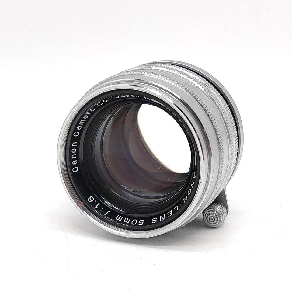 " Near MINT " Canon 50mm f/1.8 Chrome Silver L39 LTM Leica Mount Lens From JAPAN - Image 2 of 4