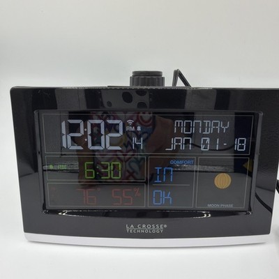 La Crosse Technology Wi-Fi Projection Alarm Clock Model: C82929 Wake up smarte