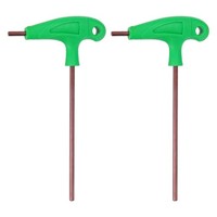 2 StüCk T-Griff 5Mm S2 Stahl FüR Hexagon, GrüN