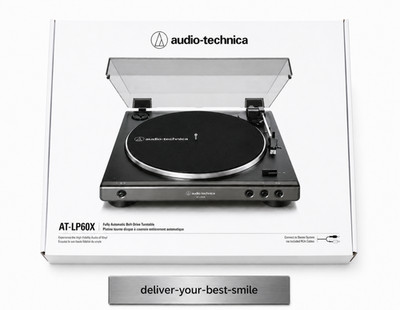 Audio-Technica AT-LP60X DGM Vollautomatischer Plattenspieler mit Riemenantrie...