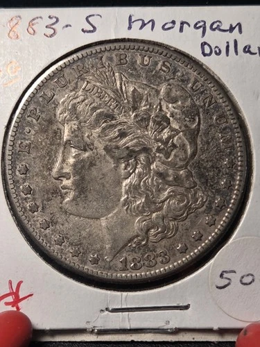 1883-S Morgan Silver Dollar **Solid XF Semi-Key Date**