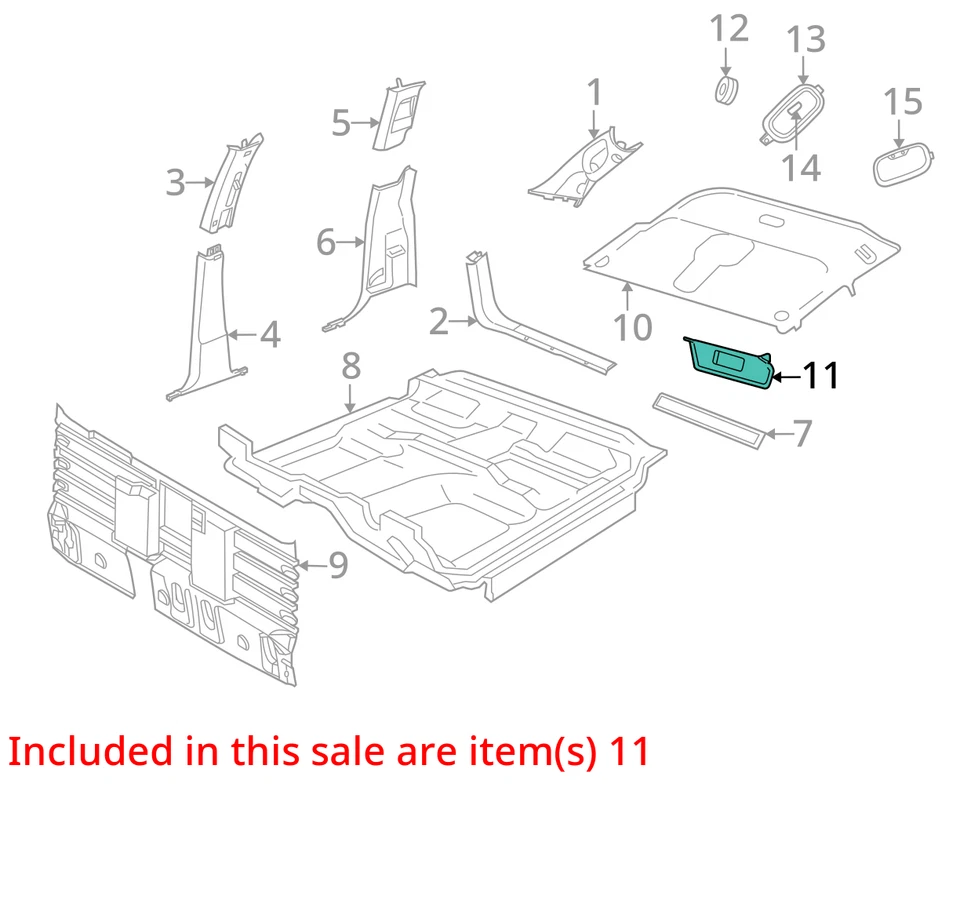 Parasol conductor doble cabina 4 puertas sin espejo se adapta 05-11 DAKOTA 1674220 Foto 3 de 4