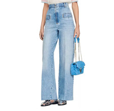 NWT Sandro OSLO Denim High Rise Jeans Size 34/2