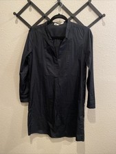 SBJ Austin Ellen Shirt Dress Size 6 -8 Black USA made