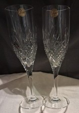 Cristal D'Arques Paris Two 8" Longchamp Champagne Flute Crystal Toasting Glass