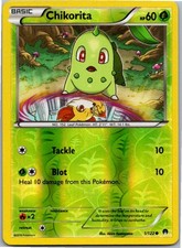 Chikorita Common XY - BREAKpoint 1/122 NM Reverse Holo