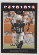 2008 Topps New England Patriots Randy Moss #2 HOF 00jz