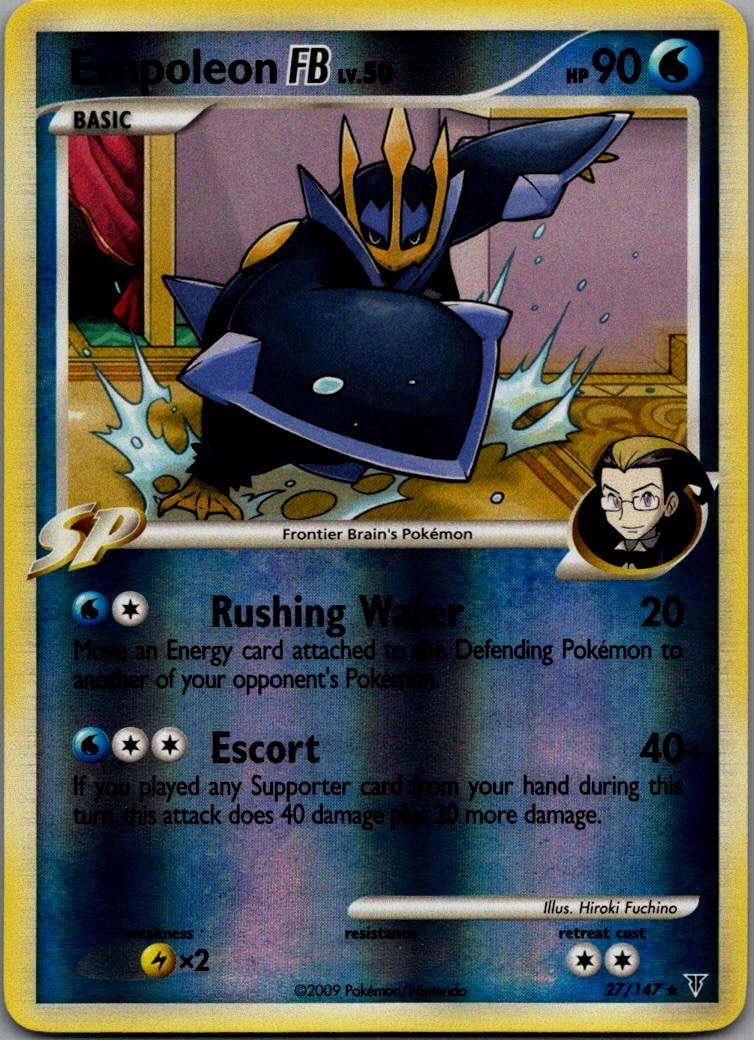 Empoleon FB Reverse Holo Rare Supreme Victors 27 NM