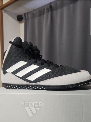 adidas Mat Wizard 5 Wrestling Shoes: BLACK/GRAY: NEW IN BOX: SIZE 12