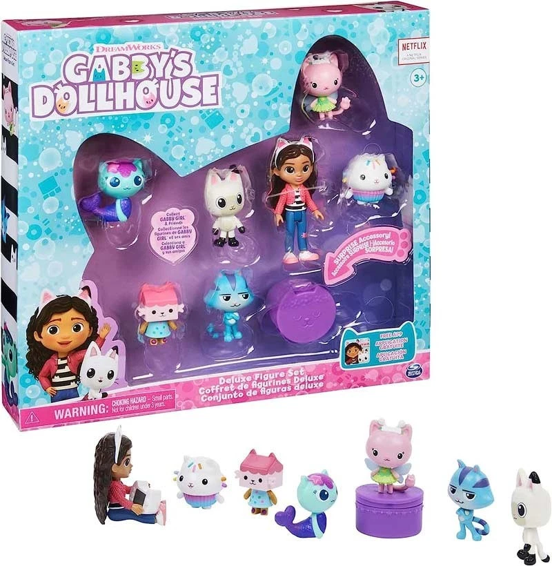 Spin Master Gabby'S Dollhouse Set Deluxe Con Personaggi 6060440
