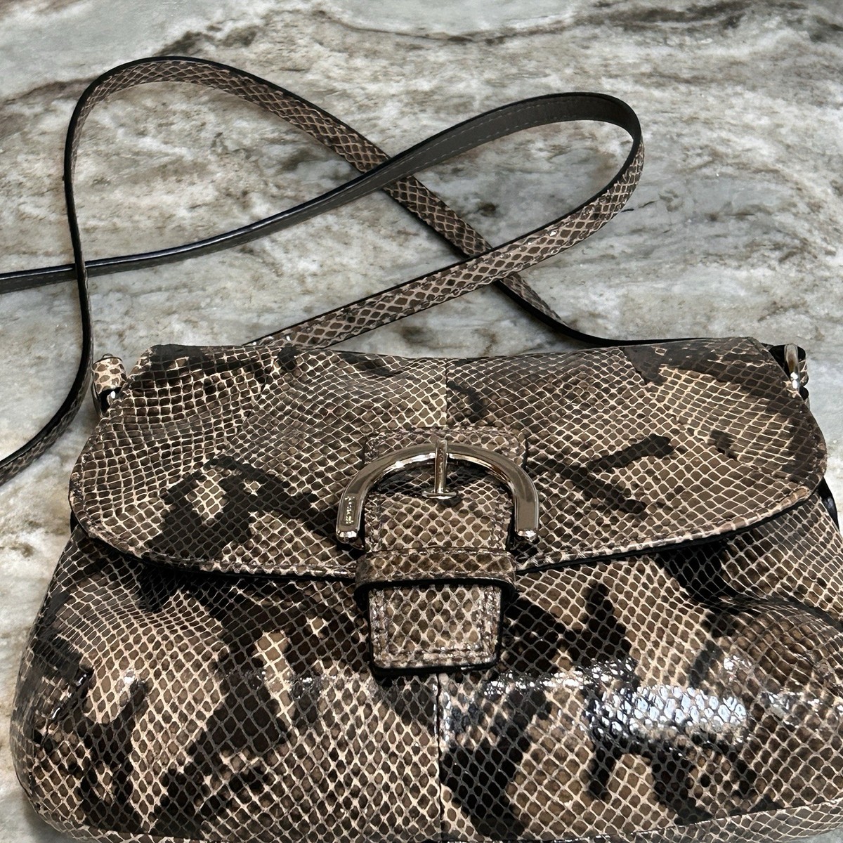 Coach Soho Mini Exotic Python Snakeskin Crossbody | eBay