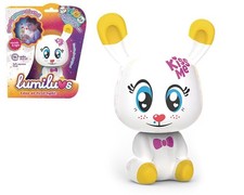 Lumiluvs Pearl Bunny Kaninchen Nachtlichter, weiß. NEU ungeöffnet Neu in OVP 