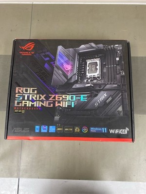 Asus  Republic of Gamers Z690-E Gaming WIFI LGA 1700 ATX Motherboard - Black - O