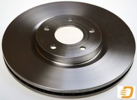 2X Bremsscheibe Denckermann B130637 2 Bremsscheiben Vorderachse Vorne