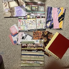 Craft DeStash Lot Scrapbook Papers Stickers Project Life Cards Creative Memories