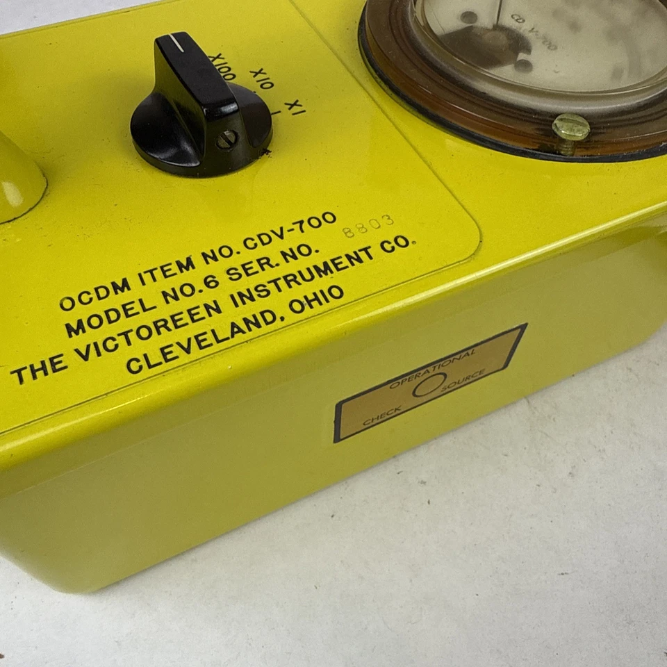 Lote De Contador Geiger Defensa Civil CDV-715 CDV-700 Dosímetro De Colección Años 60 Kit *Ver Foto 4 de 4