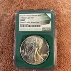 1986-S American Silver Eagle NGC 69 From US Mint Sealed Box