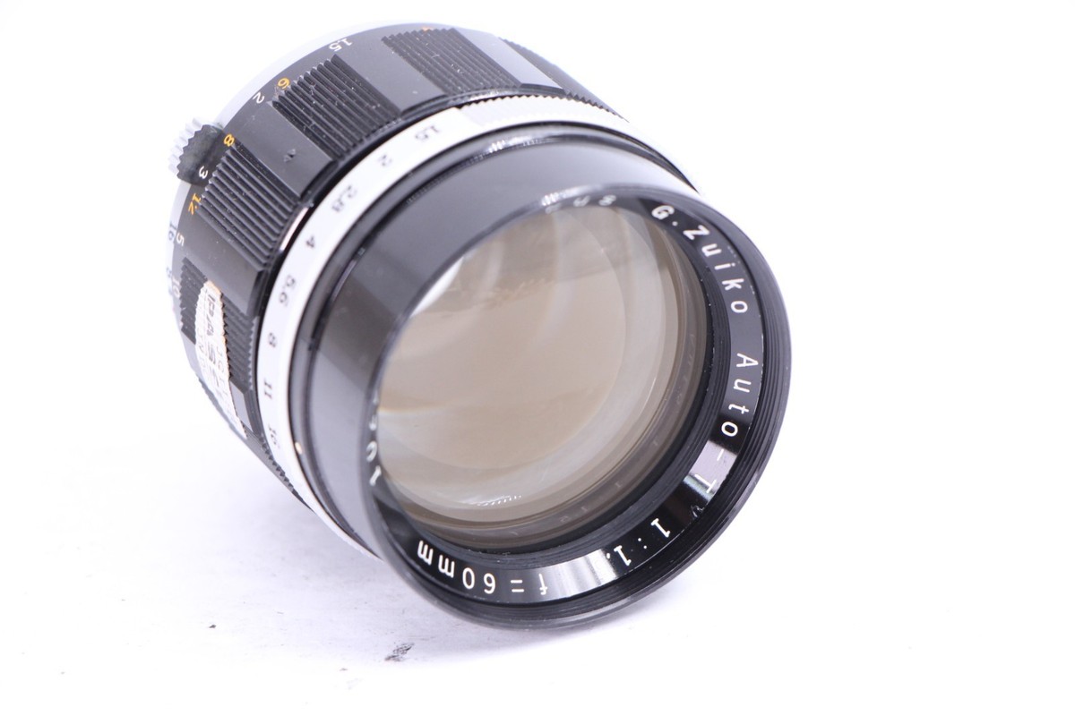 G. Zuiko 60mm f1.5 Auto-T fast Lens Olympus Pen Ff FT Half