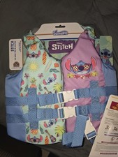 NEW Disney Stitch Life Jacket Child 33-55lbs US Coast Guard Approved Swimming