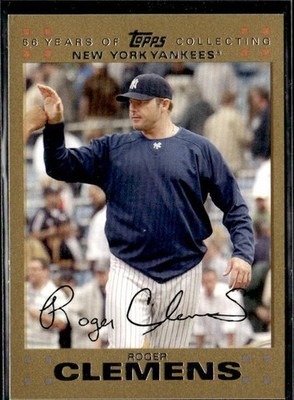2007 Topps Updates & Highlights #UH329 Roger Clemens Gold #/2007
