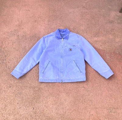 Carhartt WIP Detroit Jacket Piscine Ice Blue VERY RARE COLOR Ex