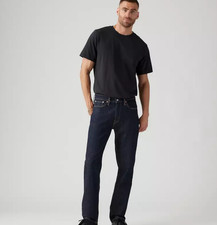 SPECIAL PRICE Levi's 514  Straight Fit Men's Jeans, Cleaner - Dark Wash - Stret