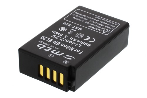 2 Akkus EN-EL20 ENEL20 + Ladegerät für Nikon 1 AW1, J1, J2, J3, S1 - Bild 5 von 6