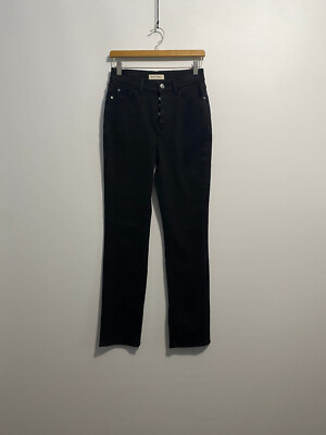 Warp+Weft Black Straight Leg Jeans Women Size 26