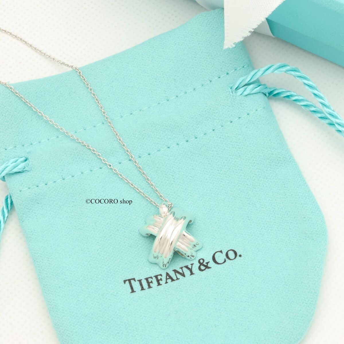 Tiffany & Co. Signature Cross Necklace Pendant 16.9 Tiffany & Co. Signature Cross Necklace Pendant 16.9
