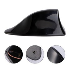 Waterproof Car Radio Antenna Shark Fin Roof Decorative with FM/AM Radio Function