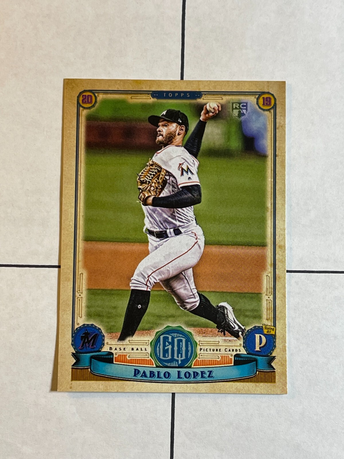 Pablo Lopez 2019 Topps Gypsy Queen Rookie Card RC #290 Miami Marlins Twins