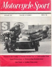 Motorcycle Sport Magazine, January 1974, Volume 15, Number 1