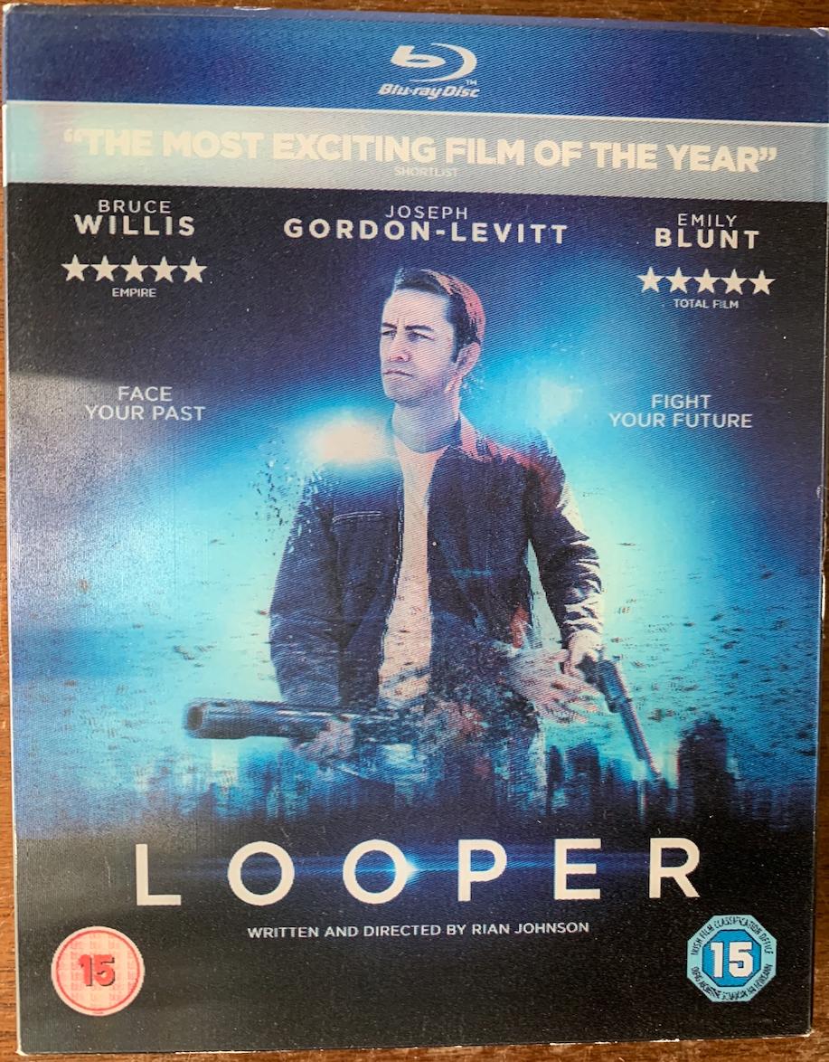 Looper Blu-ray 2012 Time Travel Action Sci-Fi Movie w/ Lenticular Slipcover  5030305516130 | eBay