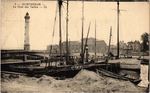 CPA OUISTREHAM Le Quai des Yachts (1257524) | eBay