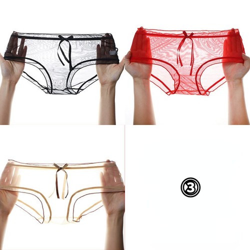 3 Pcs Lady Sexy Mesh Knickers Briefs See Through Underwear Panties Lingerie Sexy - Picture 20 of 20