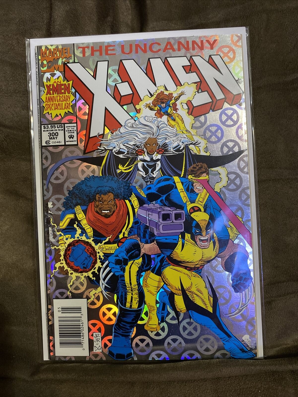 Uncanny X-Men #300 KEY 1st App Amelia Voght, Holofoil Cover newsstand var 1993